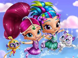 Game Shimmer and Shine Dressup